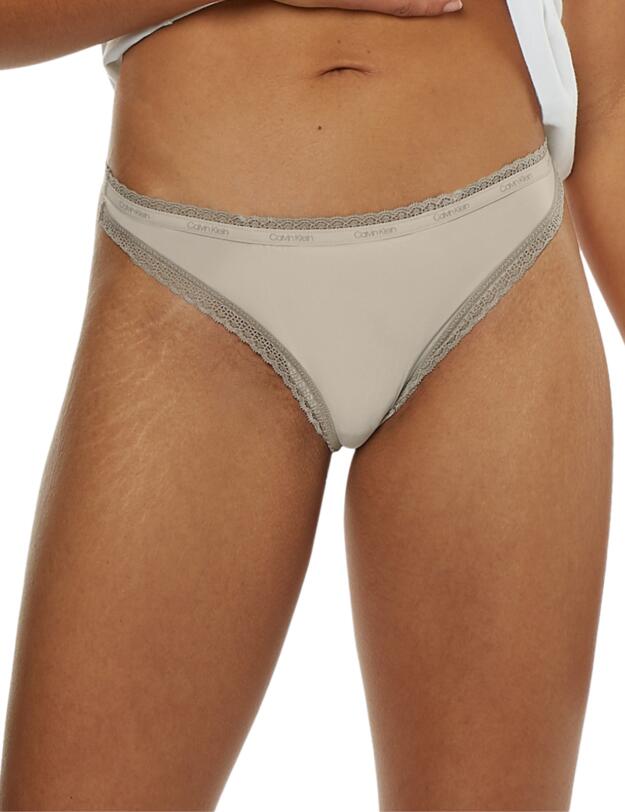 Calvin Klein Bottoms Up Refresh Thong 3Pk Minimal Snake Pink/Dove/Coral