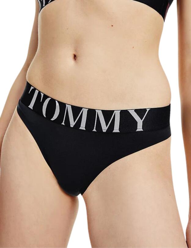 Tommy Hilfiger TH Ultra Soft Logo Thong Desert Sky