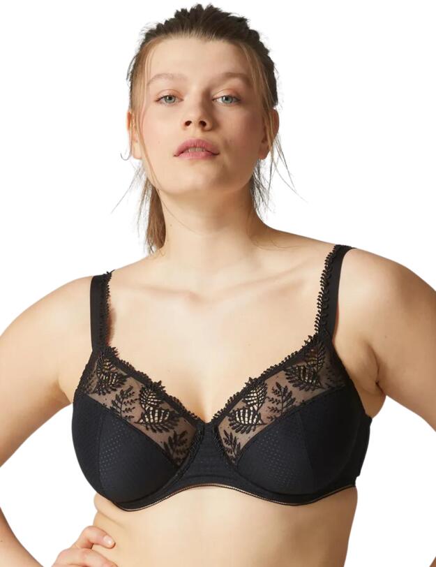 Simone Perele Bloom Full Cup Support Bra Black