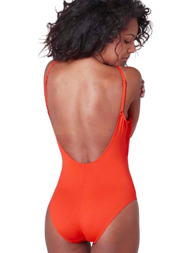Simone Perele Loulou Padded One-Piece Swimsuit Amalfi Orange 