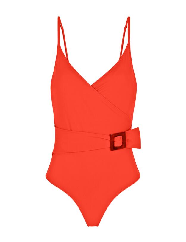 Simone Perele Loulou Padded One-Piece Swimsuit Amalfi Orange 