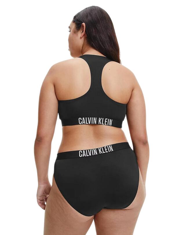 Calvin Klein Intense Power Bralette Bikini Top Plus Size PVH Black