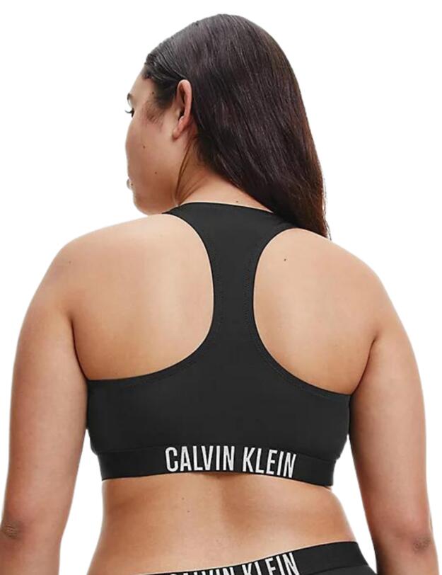 Calvin Klein Intense Power Bralette Bikini Top Plus Size PVH Black