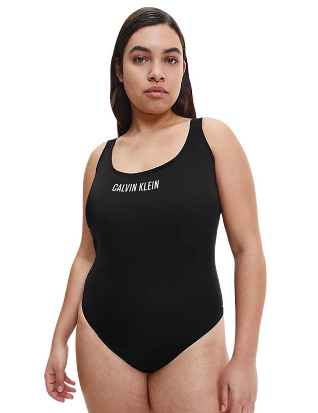 Calvin Klein Intense Power One Piece Swimsuit Plus Size PVH Black