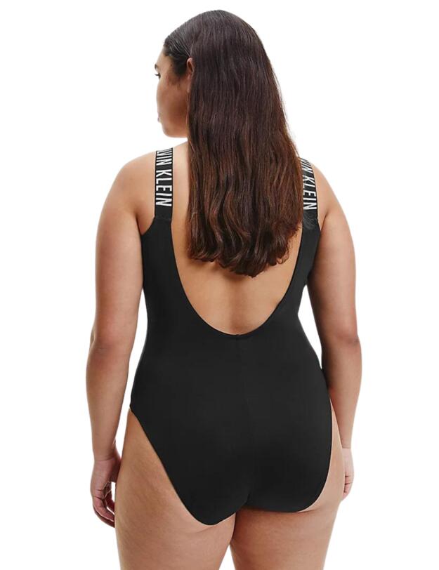 Calvin Klein Intense Power One Piece Swimsuit Plus Size PVH Black