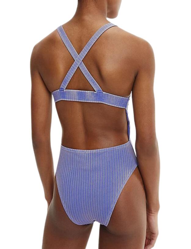 Calvin Klein CK Authentic One Piece Swimsuit Wild Bluebell