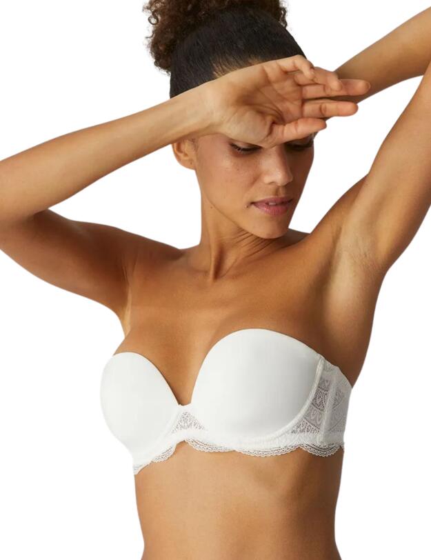 Simone Perele Karma Strapless Plunge Bra Natural
