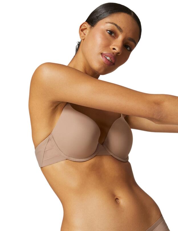 Simone Perele Essentiel Padded Plunge Bra Amaretto