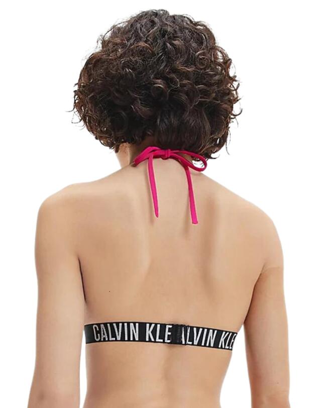 Calvin Klein Intense Power Triangle Bikini Top Royal Pink