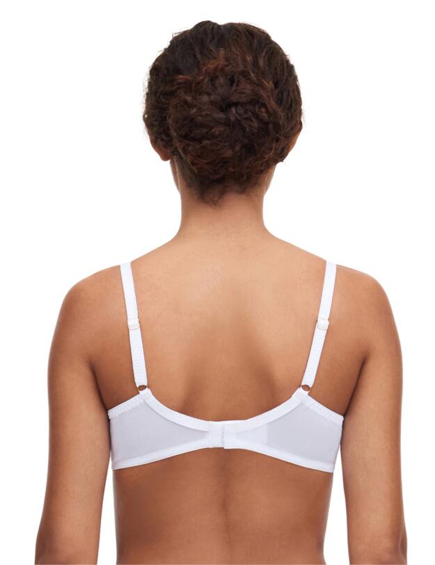 Chantelle Champs Elysées 3 Section Bra White/Brown