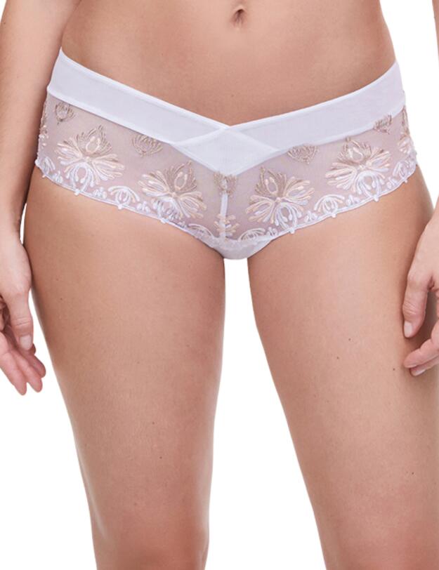 Chantelle Champs Elysées Shorty Brief White/Brown