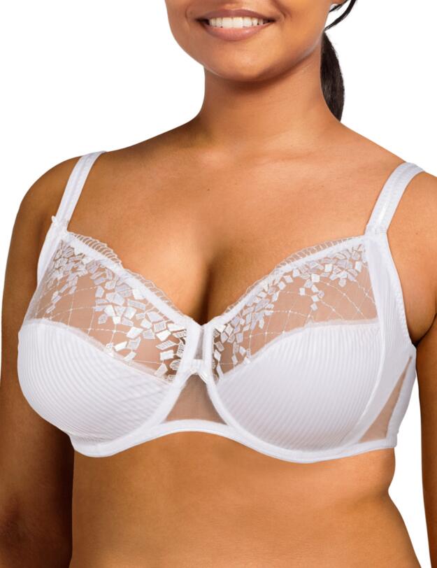 Chantelle Pont Neuf 3-Part Bra White