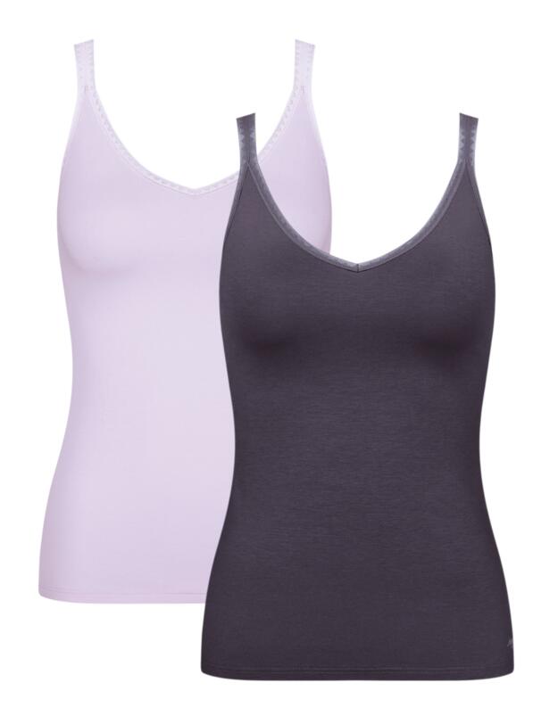 Sloggi Go Vests 2 Pack Blue-Light Combination