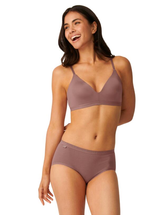  Sloggi Basic+ Midi Briefs 3 Pack Brown/Light Combination