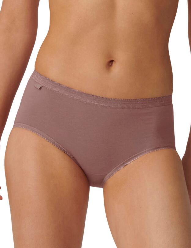 Sloggi Basic+ Midi Briefs 4 Pack Brown/Light Combination