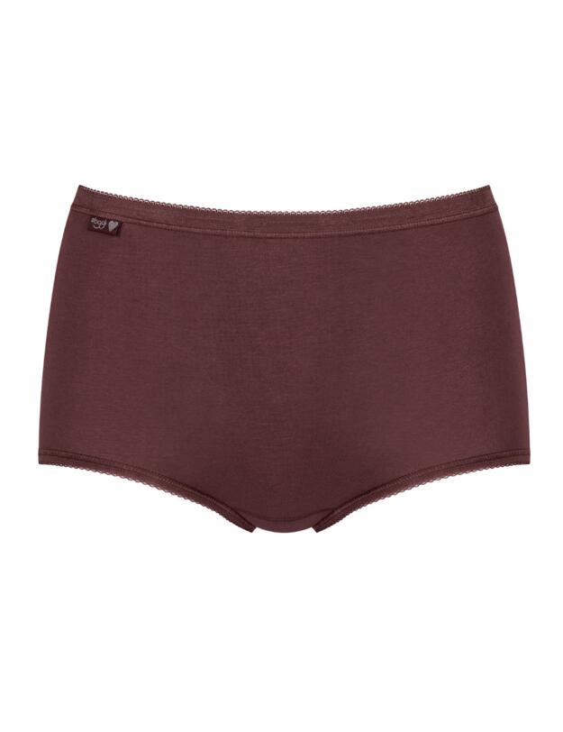 Sloggi Basic+ Maxi Briefs 4 Pack Brown/Light Combination