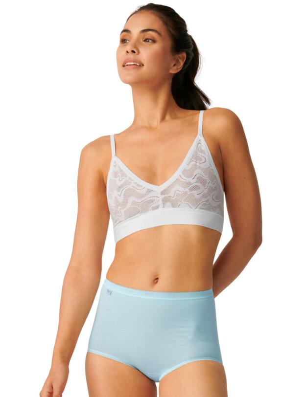 Sloggi Basic+ Maxi Briefs 4 Pack Turquoise/Dark Combination
