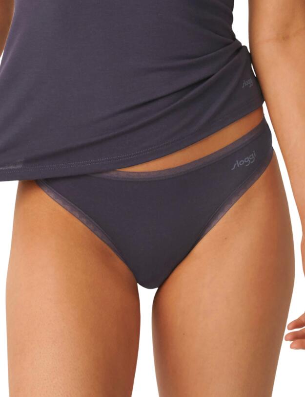Sloggi Go Brazilian Briefs 2 Pack Blue/Light Combination