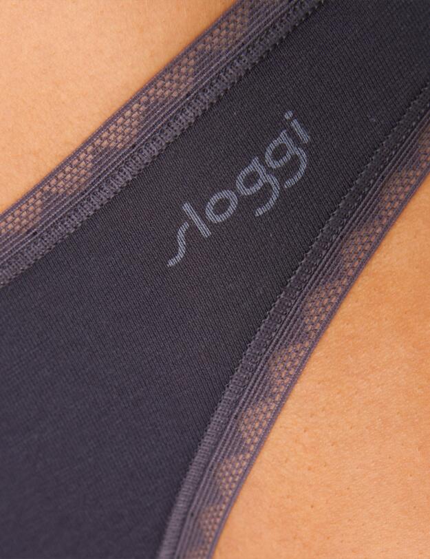 Sloggi Go Brazilian Briefs 2 Pack Blue/Light Combination