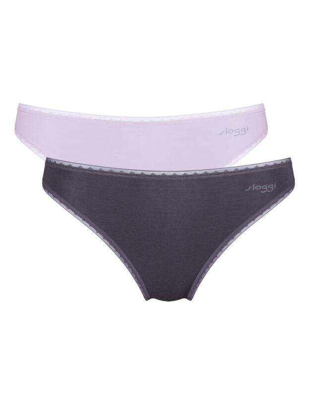 Sloggi Go Tai Briefs 2 Pack Blue/Light Combination