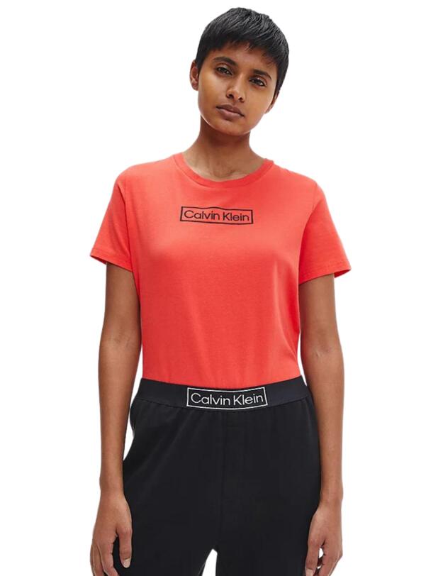 Calvin Klein Reimagined Heritage Loungewear Short Sleeve Crew Neck Tuscan Terracotta 