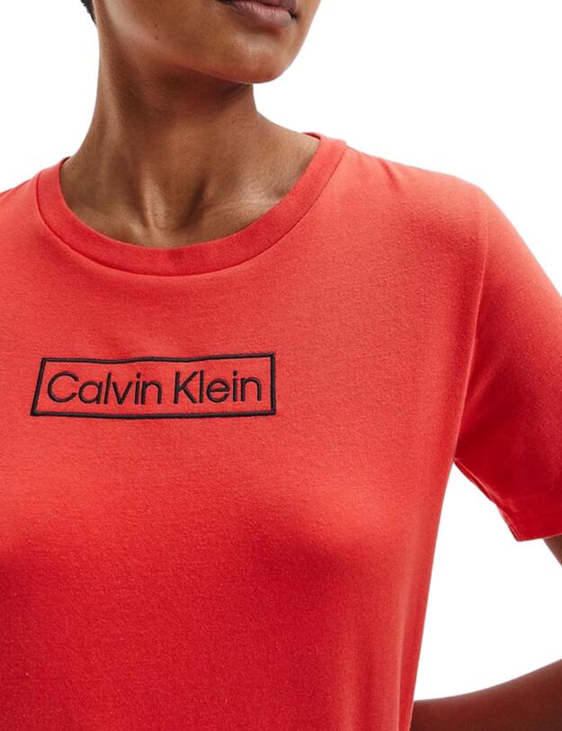 Calvin Klein Reimagined Heritage Loungewear Short Sleeve Crew Neck Tuscan Terracotta 