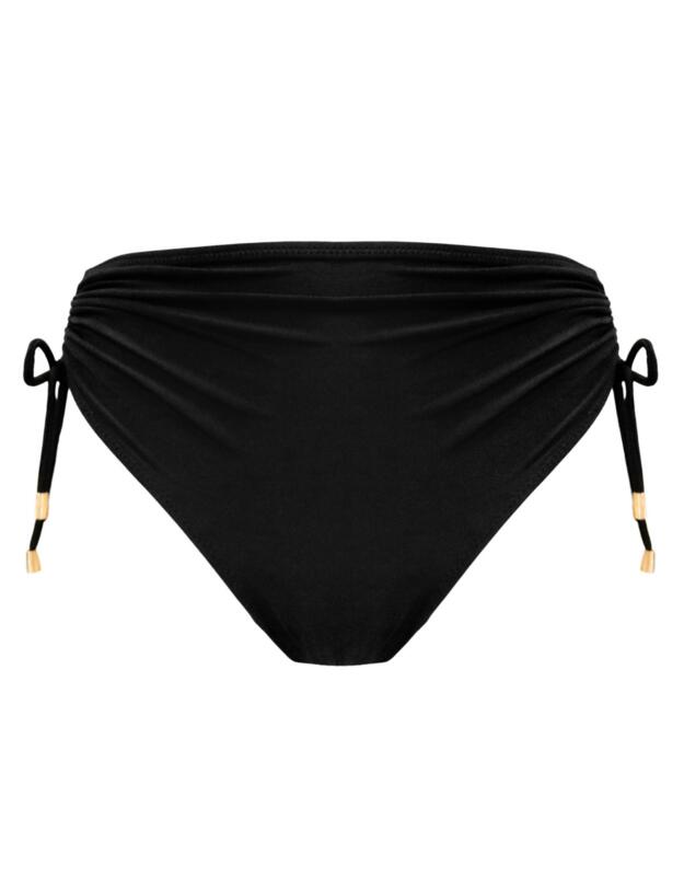 Pour Moi Santa Cruz High Leg Adjustable Side Brief Black 