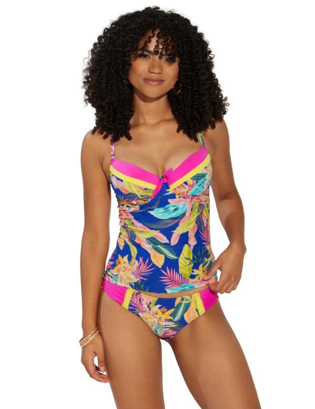 Pour Moi In The Mix Tab Brief Blue Tropical 