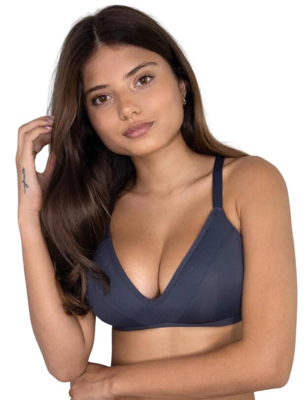  Pour Moi Studio Wire Free T-Shirt Bra Charcoal 