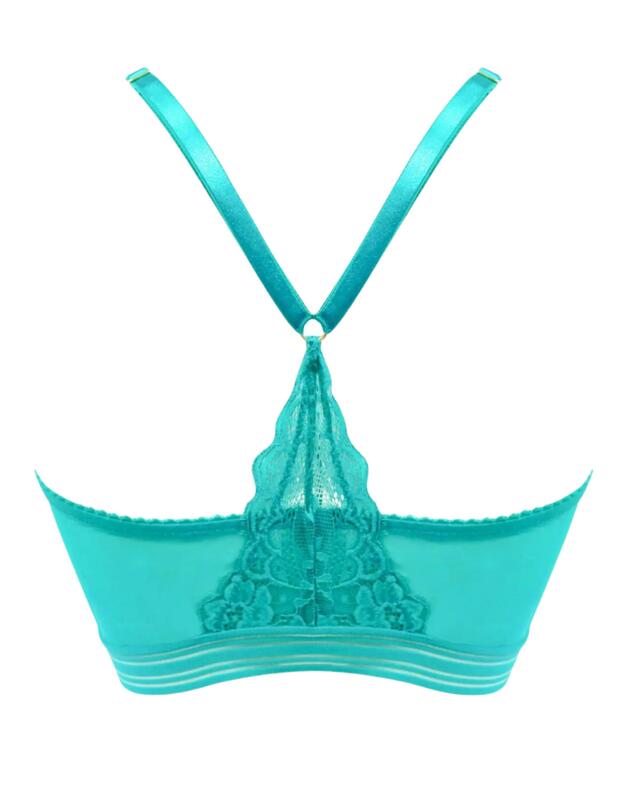 Pour Moi Revolution Front Fastening Underwired Bralette Jade