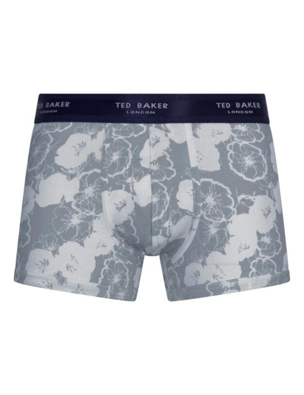 Ted Baker Mens Trunks 3 Pack Sodalite Blue/Navy/Blue Fog Mowa
