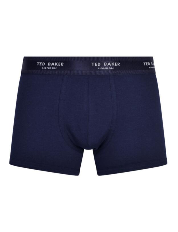 Ted Baker Mens Trunks 3 Pack Sodalite Blue/Navy/Blue Fog Mowa