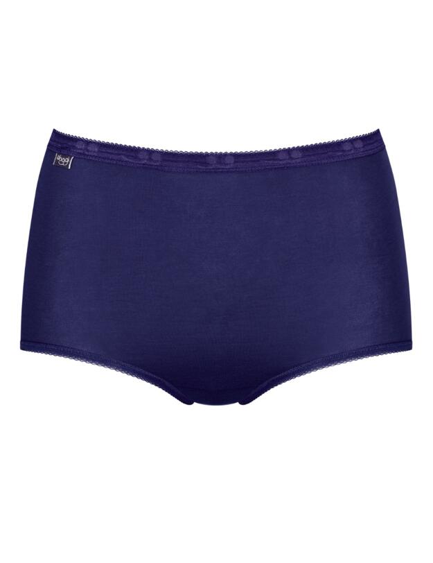 Sloggi Basic Maxi Briefs 3 Pack Blue/Pink/Navy