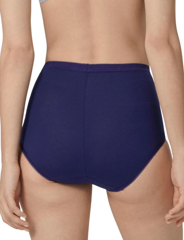 Sloggi Basic Maxi Briefs 3 Pack Blue/Pink/Navy