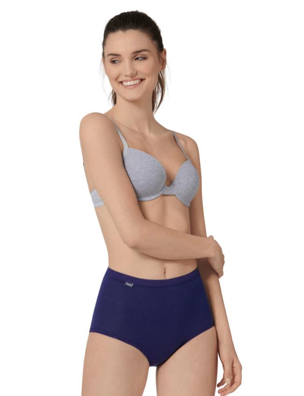 Sloggi Basic Maxi Briefs 3 Pack Blue/Pink/Navy