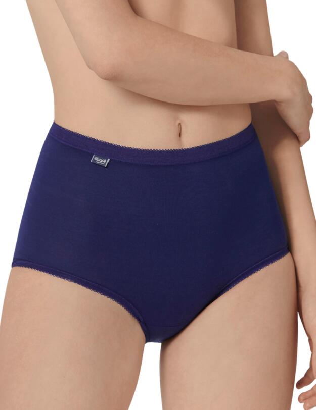 Sloggi Basic Maxi Briefs 3 Pack Blue/Pink/Navy