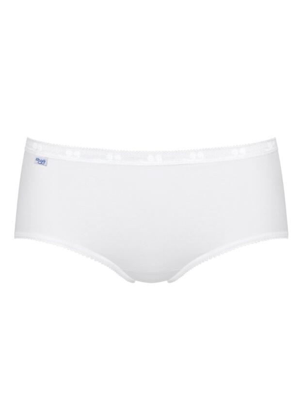 Sloggi Basic Midi Briefs 3 Pack Red/Light Combination