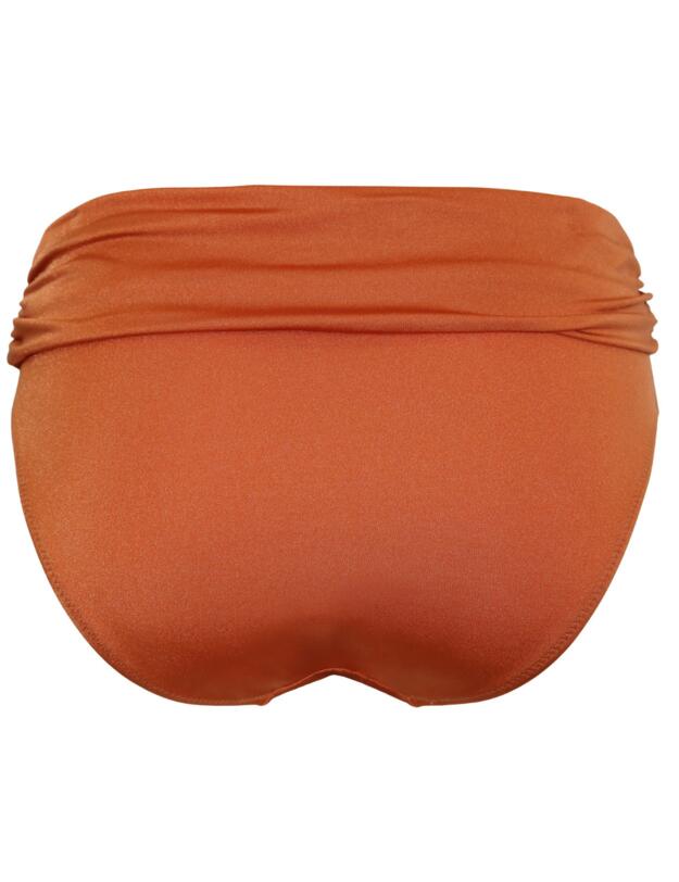 Pour Moi Azure Fold Over Brief Burnt Orange
