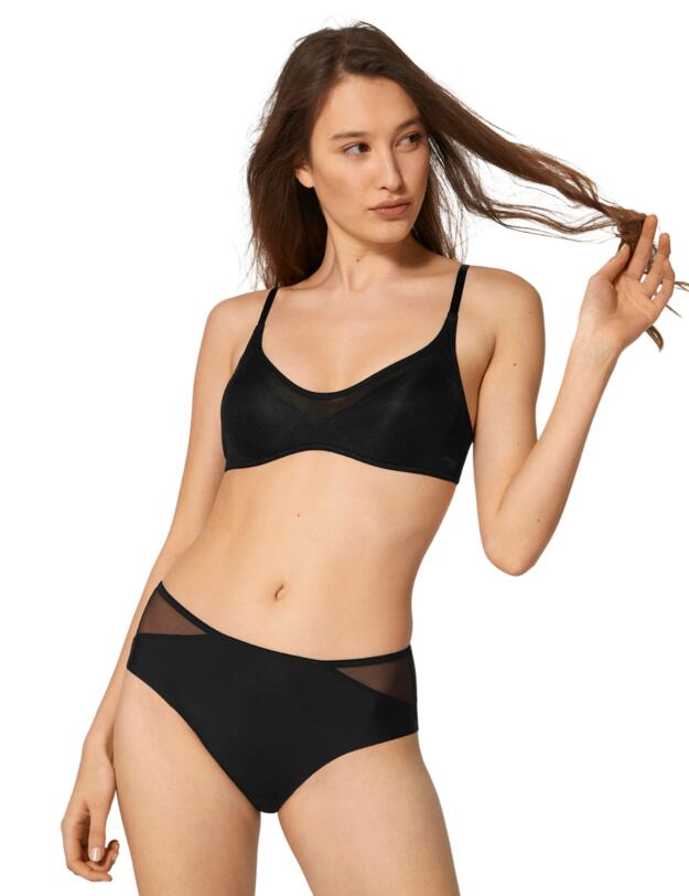 Sloggi Oxygene Soft Bra Black