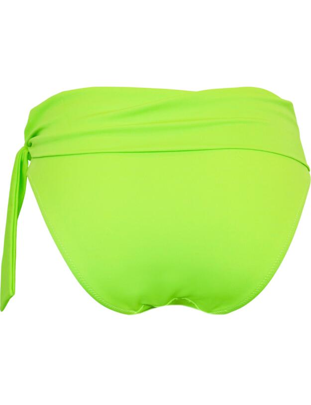 Pour Moi Getaway Fold Over Tie Bikini Brief Lime