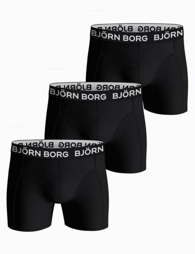 Bjorn Borg Cotton Stretch Boxer Black 