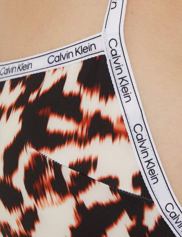 Calvin Klein Core Logo Tape Swimsuit Animal
