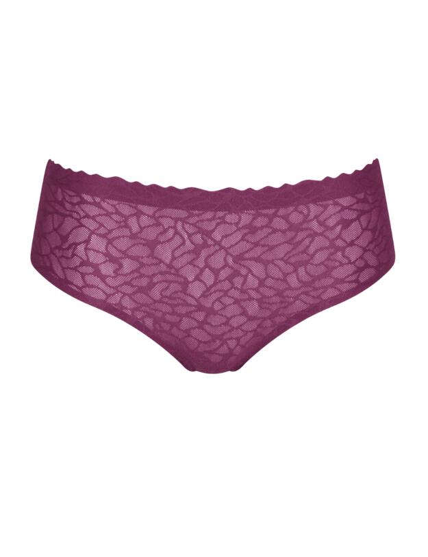 Sloggi Zero Feel Lace 2.0 High Waist Brief Wine 