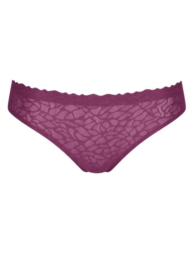  Sloggi Zero Feel Lace 2.0 Brazilian Brief Wine 