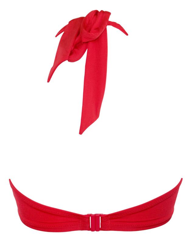 Pour Moi Samoa Boost Padded Underwired Top Red