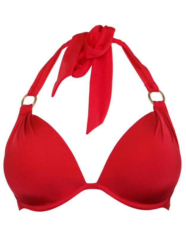 Pour Moi Samoa Boost Padded Underwired Top Red