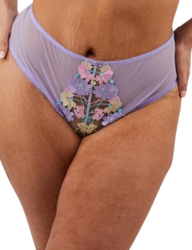 Playful Promises Luna Embroidery High Waisted Brief Pastel 