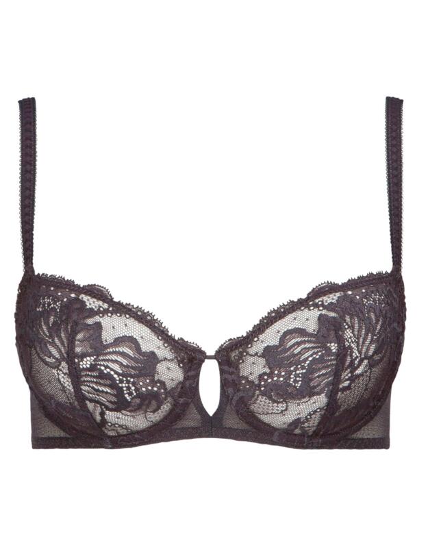 Simone Perele Promesse Half Cup Bra Grey