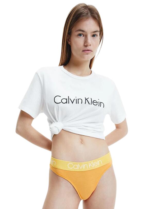Calvin Klein Body Cotton Thong 5pk Purple/Orange/Heather/Citrina/Grey