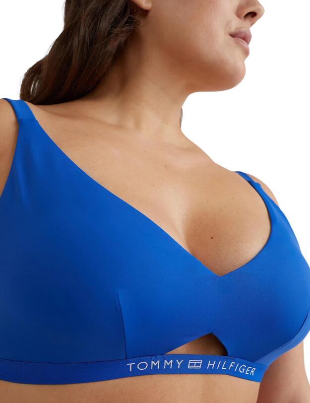 Tommy Hilfiger Core Solid Logo WB-S Bralette Ultra Blue 